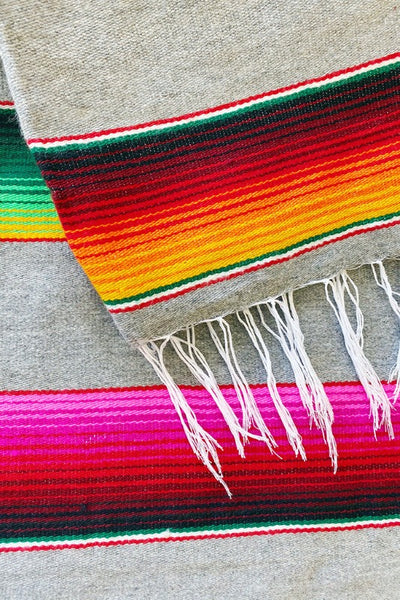 Get trendy with Serape Mexican Throw Blanket (More Colors) - Blankets available at ShopMucho. Grab yours for $40 today!