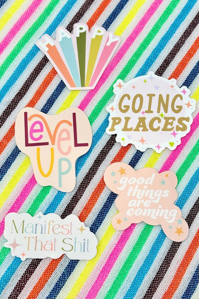 Get trendy with Going Places Sticker - Sticker available at ShopMucho. Grab yours for $3.50 today!