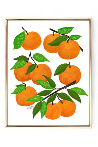 Get trendy with Oranges Illustration Collage - Art Print - Print available at ShopMucho. Grab yours for $24 today!