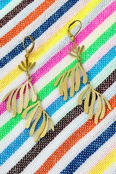 Get trendy with Falling Leaves Dangle Earrings - Earrings available at ShopMucho. Grab yours for $28 today!