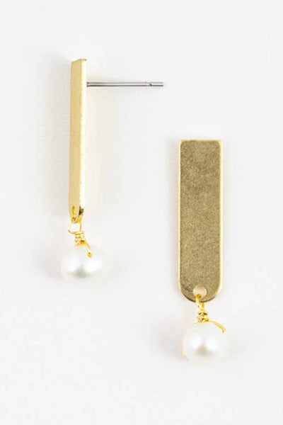 Get trendy with Pearl Drop Stud Earrings - Earrings available at ShopMucho. Grab yours for $22 today!