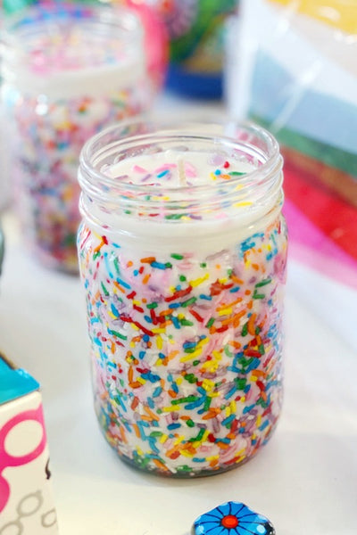 Get trendy with Funfetti Cake Soy Candle - Candles available at ShopMucho. Grab yours for $24 today!