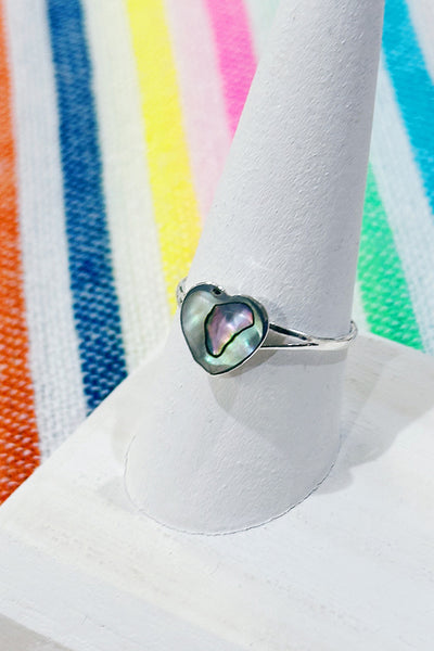 Get trendy with Blue Pacific Abalone Petit Inlay Rings - More Styles - Ring available at ShopMucho. Grab yours for $20 today!