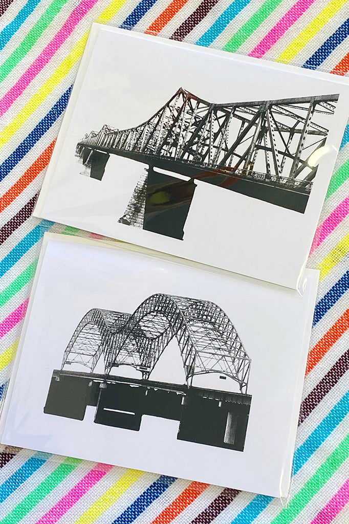 Get trendy with Memphis Designs Greeting Card- Bridge - Greeting Cards available at ShopMucho. Grab yours for $5 today!
