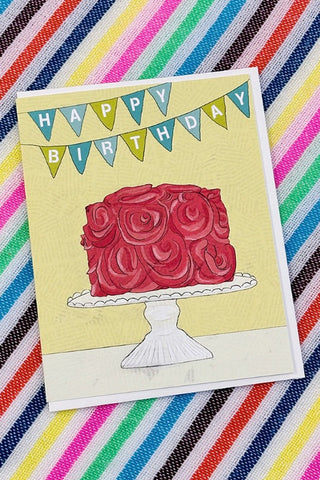 ShopMucho Cake Happy Birthday Greeting Card