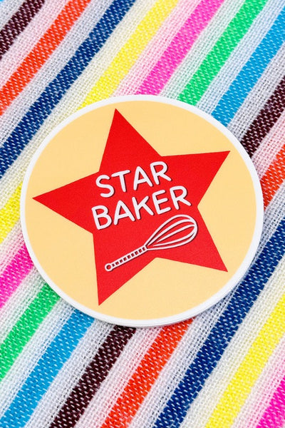 ShopMucho Star Baker Die Cut Vinyl Sticker