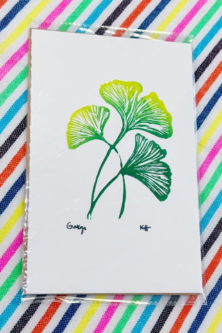 Get trendy with Ginkgo Relief Print - Print available at ShopMucho. Grab yours for $18 today!