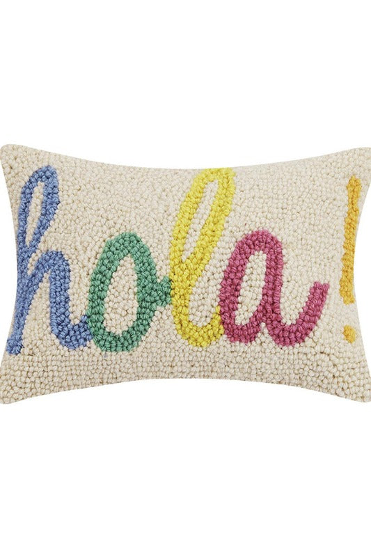 ShopMucho Hola Hook Pillow