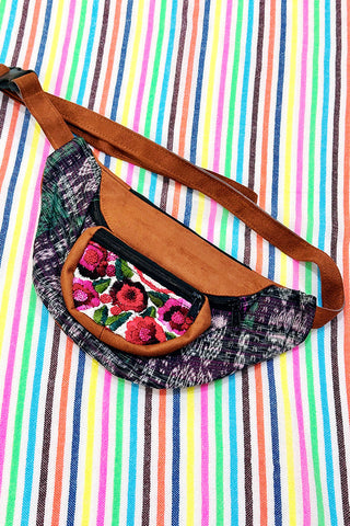 Get trendy with Large Vegan Suede Embroidered Fanny Pack - Handbags available at ShopMucho. Grab yours for $30 today!