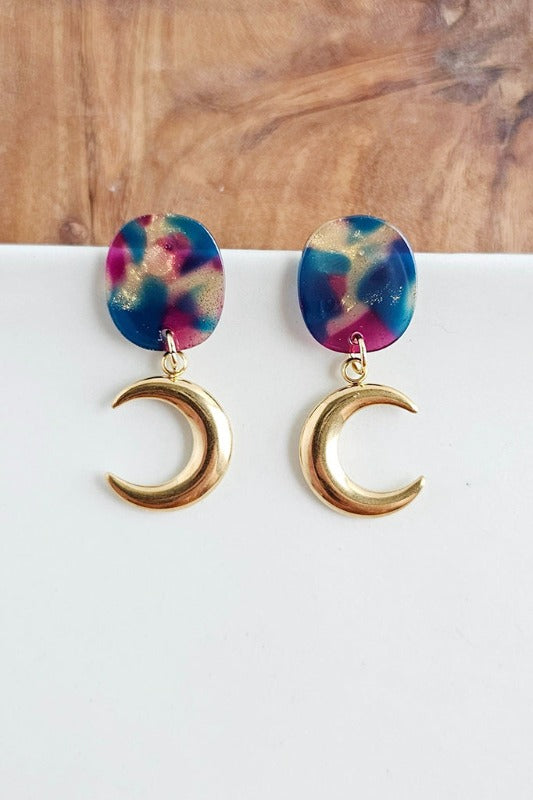 ShopMucho Luna Dangle Earrings