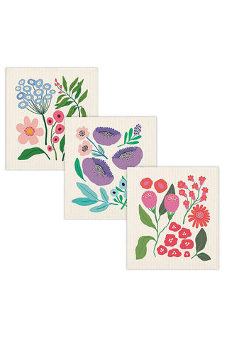 Get trendy with Do-It-All Reusable Dishcloths - Botanical Bliss - Kitchen available at ShopMucho. Grab yours for $14 today!
