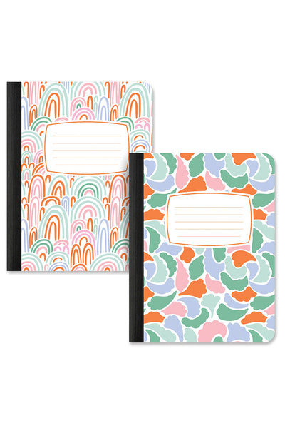 Get trendy with Composition Notebook Duo - Rainbow Abstract - Notebook available at ShopMucho. Grab yours for $10 today!