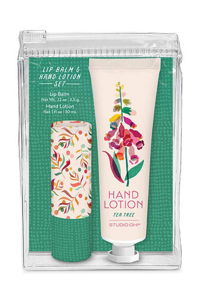 Get trendy with Lip Balm & Hand Lotion Set - Summer Blooms - Self Care available at ShopMucho. Grab yours for $12 today!