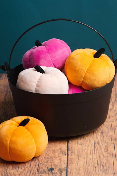 ShopMucho Halloween Velvet Pumpkin Decorations 
