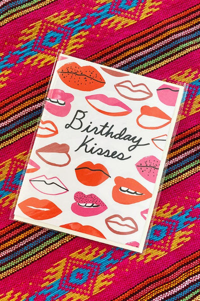 ShopMucho Birthday Kisses Greeting Card