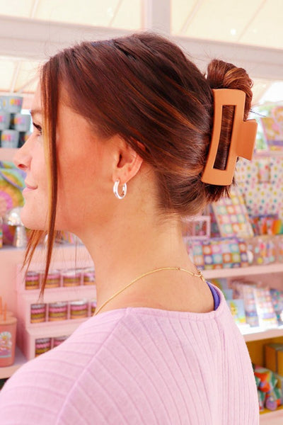 Get trendy with Rectangle Claw Hair Clips - More Colors - Hair Clip available at ShopMucho. Grab yours for $8 today!