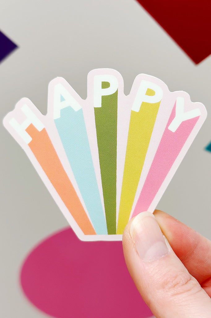 ShopMucho Happy Rainbow Sticker