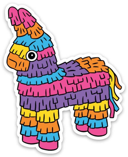 ShopMucho Colorful Piñata Die Cut Vinyl Sticker