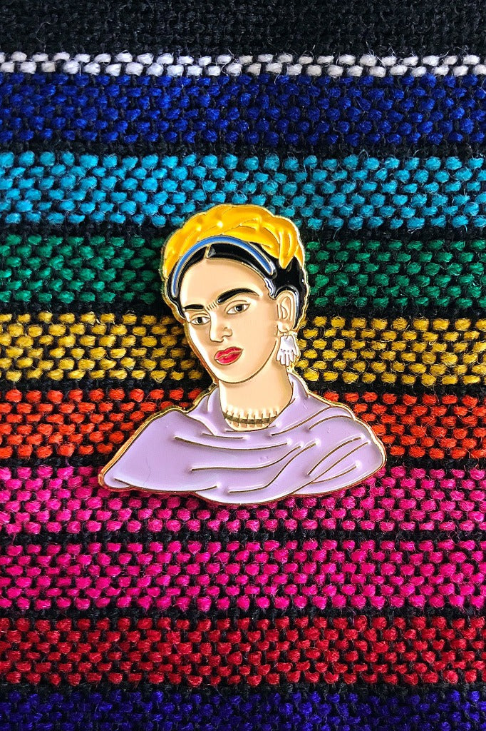 ShopMucho Frida Kahlo portrait enamel pin