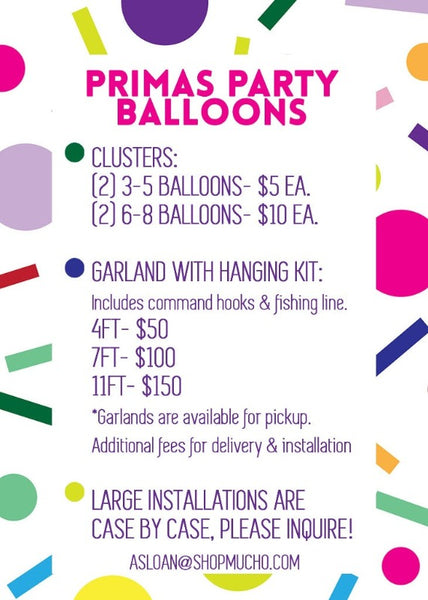 ShopMucho Balloon Clusters & Balloon Garland