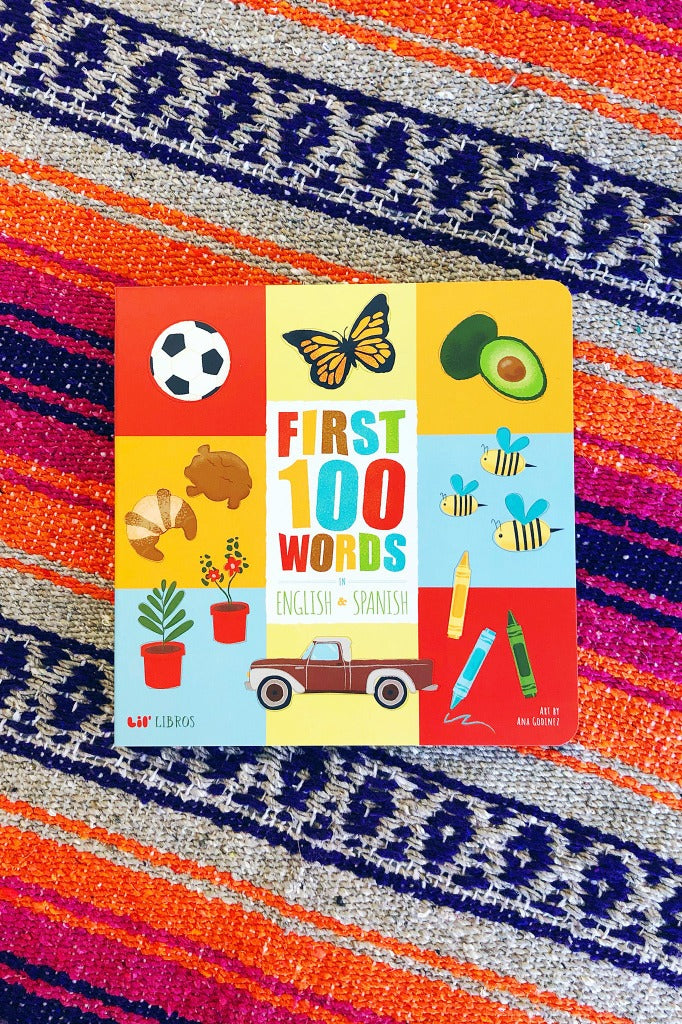 ShopMucho Lil Libros First 100 Words Bilingual Children's book