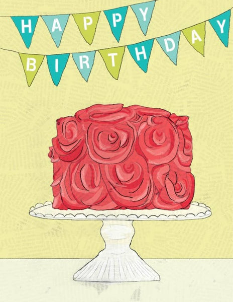 Cake Happy Birthday Greeting Card