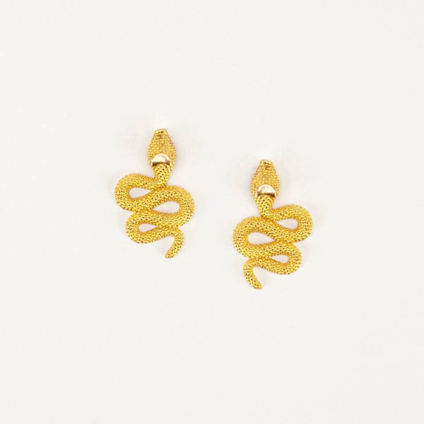 Get trendy with Snake Stud Earrings - Earrings available at ShopMucho. Grab yours for $20 today!