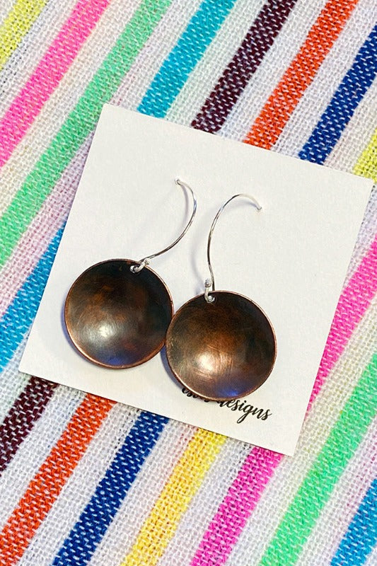 ShopMucho Antiqued Copper Dangle Earrings- More Styles
