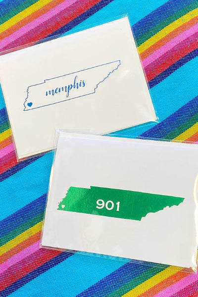 ShopMucho Memphis Designs Greeting Card- TN