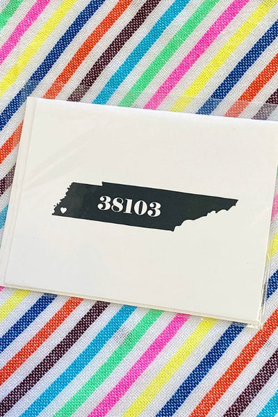 ShopMucho Memphis Designs Greeting Card- TN