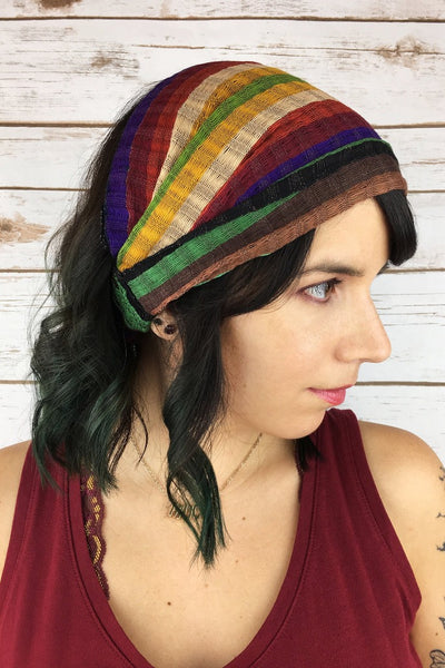 ShopMucho women's cotton headbands handmade in Guatemala