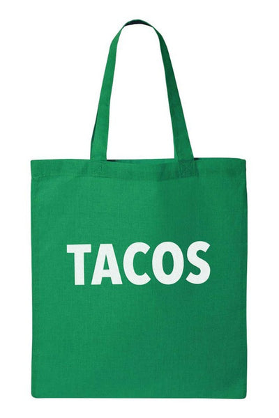 Get trendy with Tacos Tote Bag - Handbags available at ShopMucho. Grab yours for $18 today!