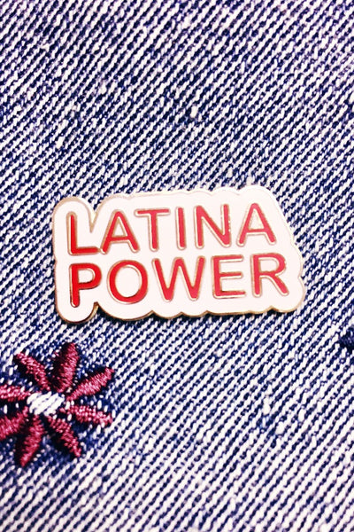 Get trendy with Latina Power Pin - Enamel Pins available at ShopMucho. Grab yours for $12 today!