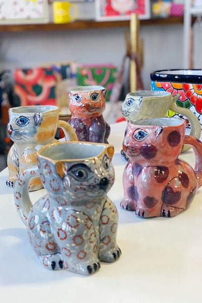 Get trendy with Handmade Ceramic Cat Mug - Mug available at ShopMucho. Grab yours for $25 today!