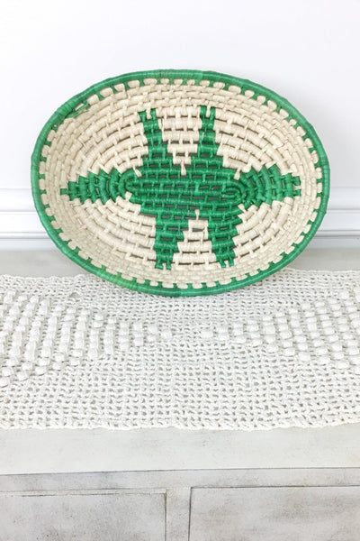 Get trendy with Mexican Oval Palm Basket - Baskets available at ShopMucho. Grab yours for $20 today!