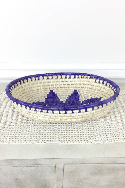 ShopMucho Mexican Woven Handmade Oval Palm Baskets