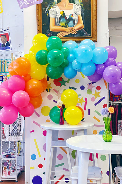 Get trendy with Rainbow Balloon Arch Kit - 60 Balloons - Balloons available at ShopMucho. Grab yours for $25 today!
