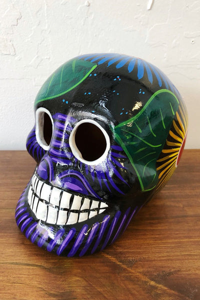 Get trendy with Handcrafted Ceramic Sugar Skull- Large - Decor available at ShopMucho. Grab yours for $35 today!