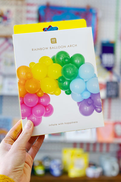 ShopMucho Rainbow Balloon Arch Kit - 60 Balloons