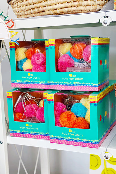 Get trendy with Colorful Boho Pom Pom String Lights - String lights available at ShopMucho. Grab yours for $18 today!