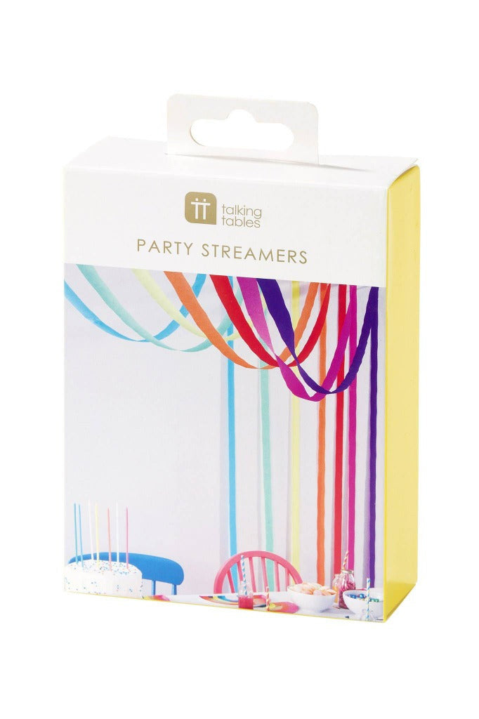 ShopMucho Rainbow Party Streamers - 7 Pack